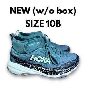 HOKA Speedgoat GTX Women’s 10B Mountain Fog/Droplet Trail Running Shoes NEW